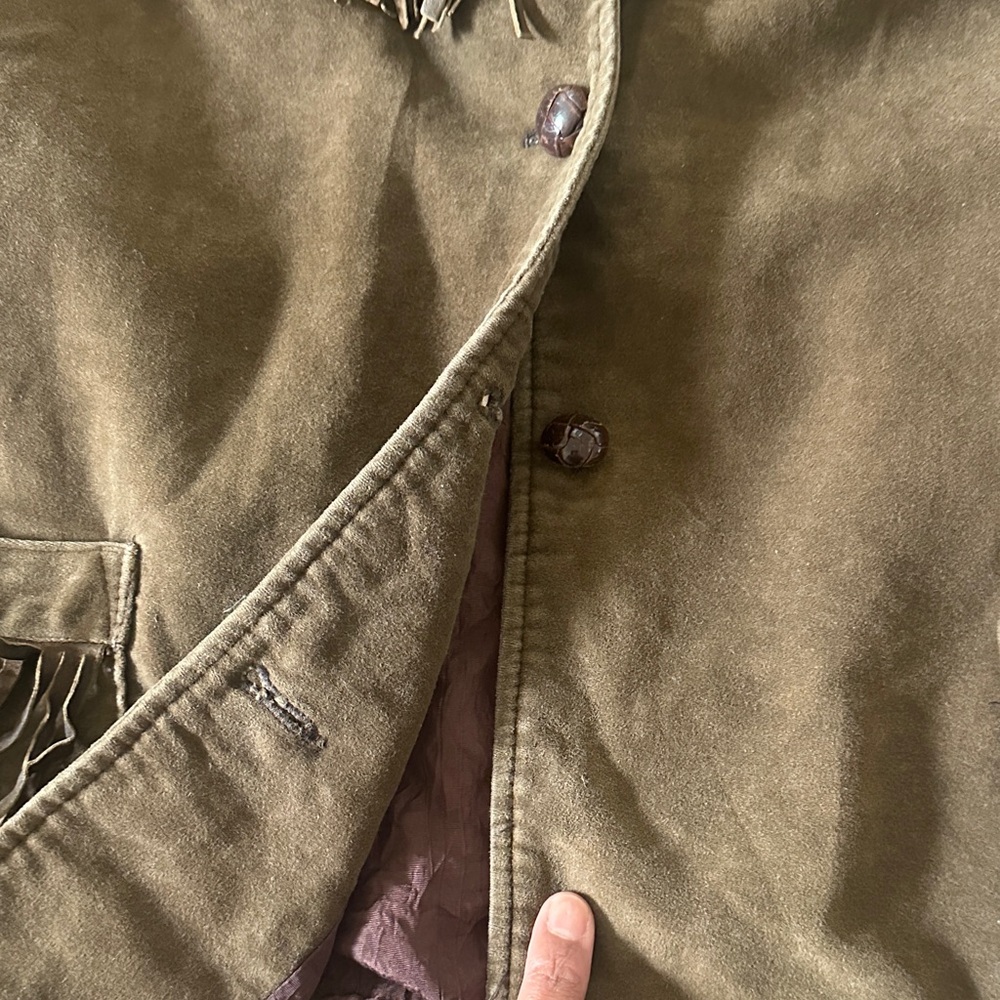 Fringe Suede Jacket in Brown - Women - Picture 9 of 9
